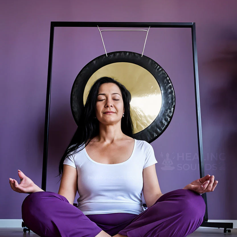 32" Chinese Gong with Beater - Image 5