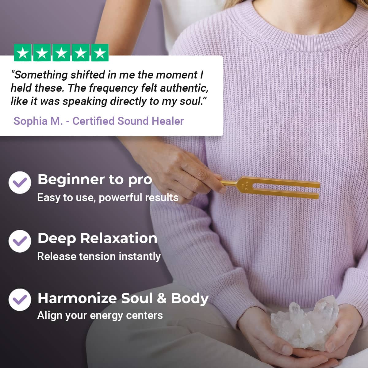 528 Hz Solfeggio Tuning Fork for Healing - DNA repair, Love Frequency - Image 12